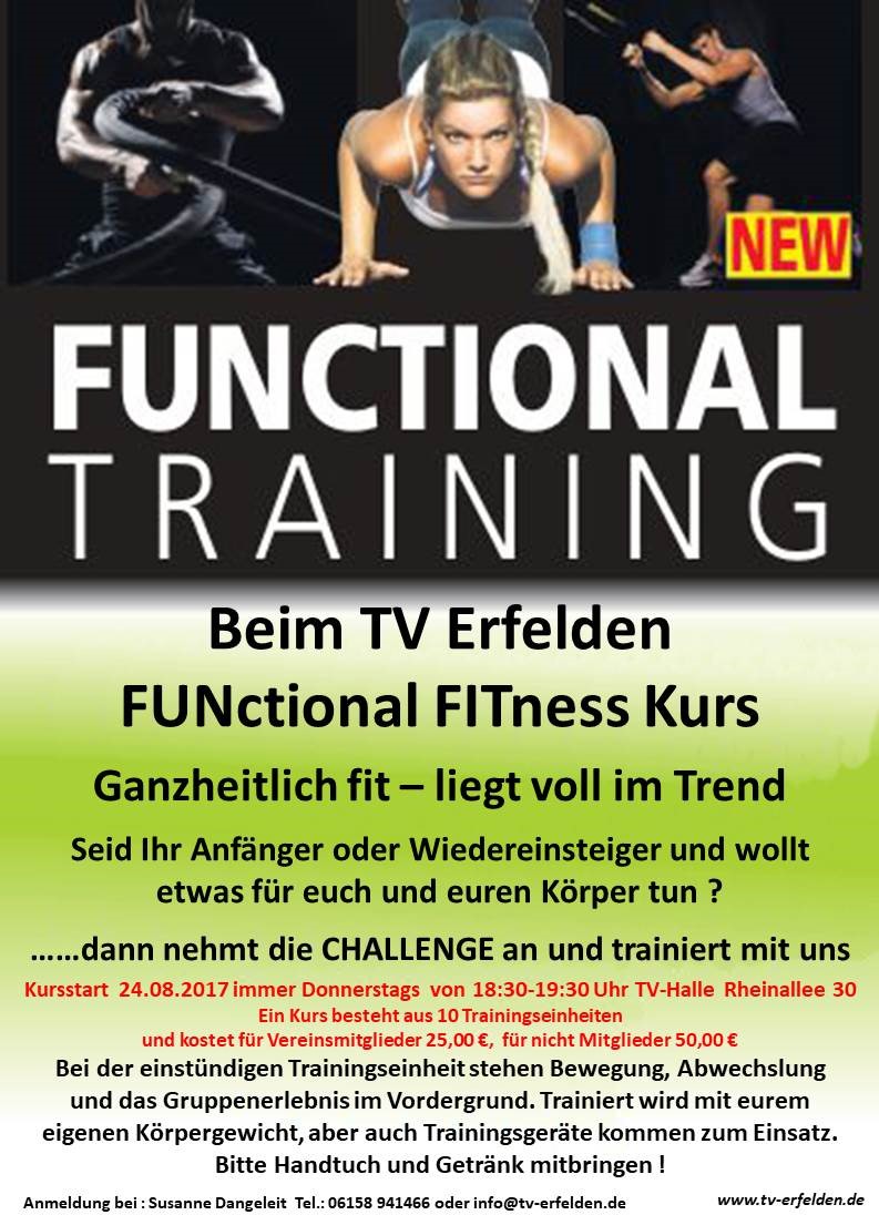 FUNCTIONAL TRAINING FUNCTIONAL TRAINING