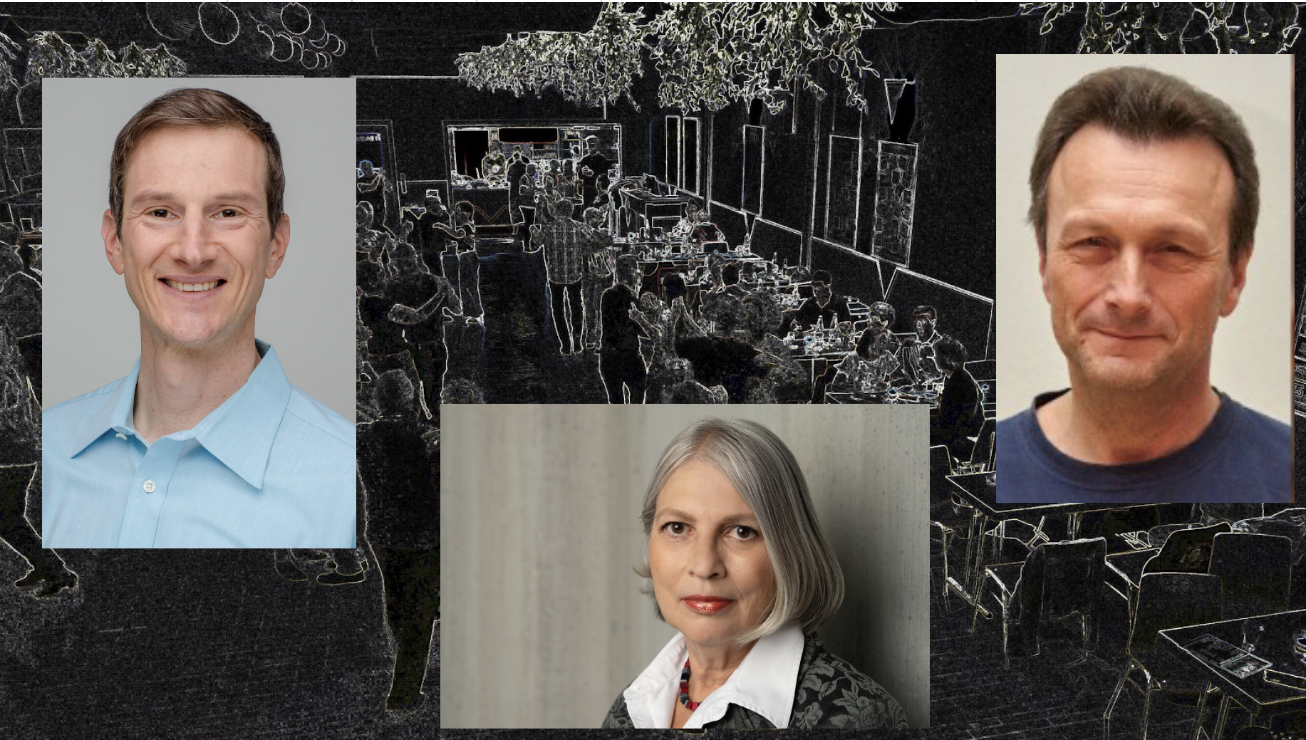 Im Hintergrund die gefüllte Tanzfläche beim Tanz in den Mai