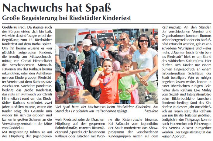 Kinderfest der Stadt Riedstadt